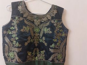 Green Frock Gown