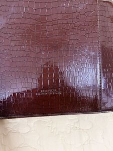 Chic Croc Embossed Handbag