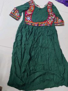 navratri kutchi handwork gown