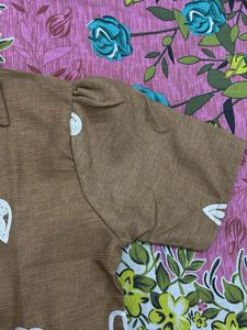 Embroidered Cotton Shirt for women