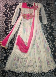 💃 Princess designer floral Gown