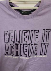 Purple Graphic T-Shirt