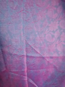 Vibrant Purple &amp; Pink Banarsi Silk Stole