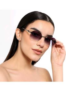 EYEJACK by Voyage UV Protected Golden Rimless Sung