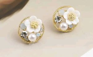 Korean 3D Flower Earring