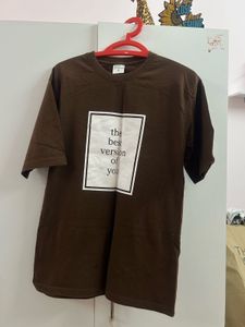 SALE - Brown Graphic T-Shirt