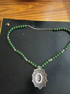 Elegant Green Beaded Necklace