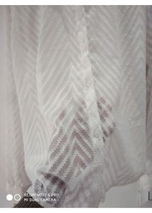 Pretty Women White Georgette Shirt