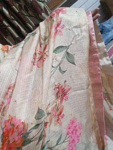 Beautiful Floral Print Saree