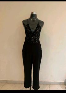 Black Lace Bodysuit Jumpsuit
