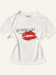 Gossip Girl Graphic crop top