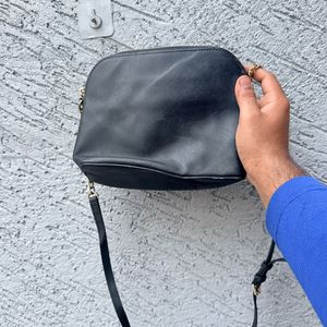 Michael Kors Black Dome Crossbody Bag