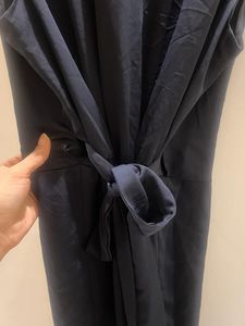 Elegant Navy Blue Maxi Dress