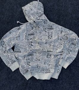 Cute Panda Print Hoodie