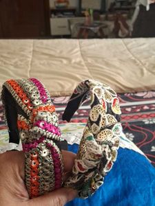 Boho Embroidered Headband
