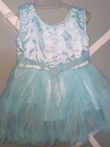 Red Ruffled Party Dress