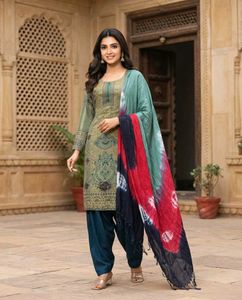 Stylish Printed Kurta Set with Dupatta