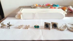 Assorted Earrings And Neck Peice