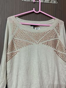 Studded Knit Sweater for m,L and xl