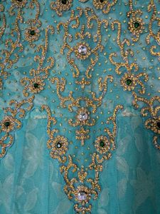 Elegant Sea Green Anarkali Suit