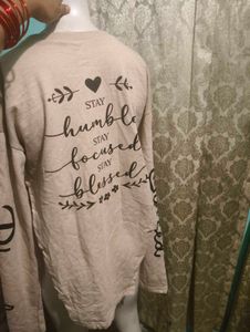 Beautiful Sequin Detail Long Sleeve warm top