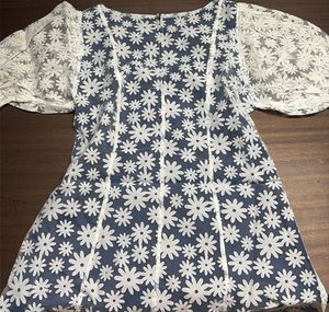 Floral Puff Sleeve Mini Dress