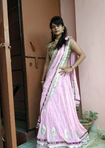 Pink Lahnga Chunri
