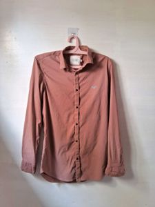 Men's Solid Color Button-Down Shirt