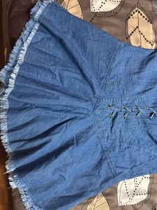 Stylish Denim Corset dress