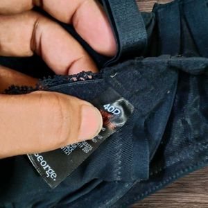 Comfortable Black Full Coverage Bra