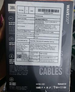 JBL WAVE 200 . New With Tag.  No Offered Coins.