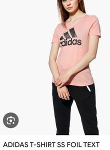 Adidas Peach Foil Logo T-Shirt
