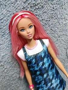Barbie Doll with Pink Hair