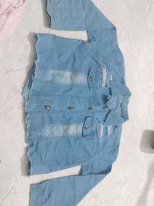 Distressed Denim Jacket