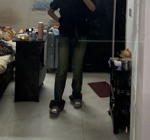 Washed Blue Denim Jeans