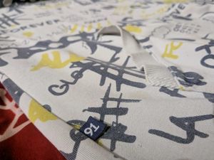 Graffiti Print Hoodie (Cropp) – Size M