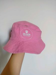 Deakin University Pink Bucket Hat