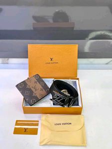 Louis Vuitton Belt and Wallet Set
