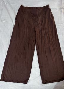 Comfortable Brown Wide-Leg Pants