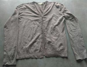 Classic V-Neck Button-Up Cardigan