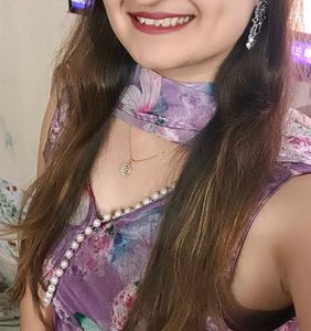 Lavendar Designer Organza Festive Lehanga