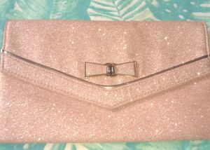 Sparkly Rose Gold Clutch Bag