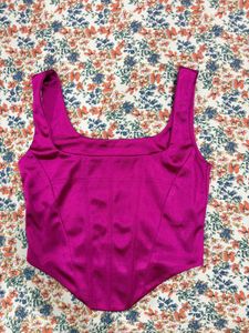 Satin Corset Top