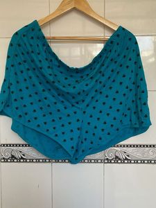 Comfortable Teal Pajama Shorts