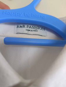 Classic White Button-Up Shirt