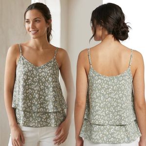 Floral Tiered Camisole Top