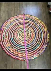 Bohemian Braided round rug