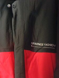 Red and black men jacket