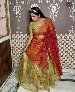 Stunning Embroidered Lehenga Choli Set