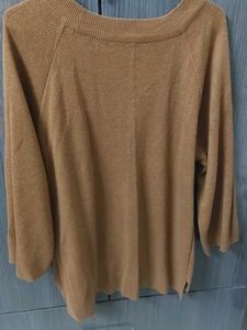 Tan Knit Sweater - Comfortable &amp; Stylish